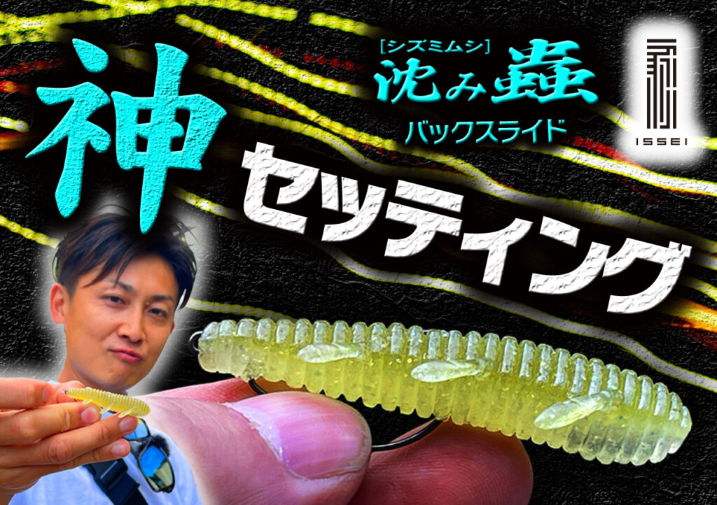 沈み蟲のバックスライド「神セッティング」を紹介 | 釣りの総合