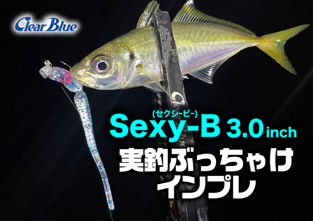 発売されたばかりの「セクシービー3inch」実釣ぶっちゃけ