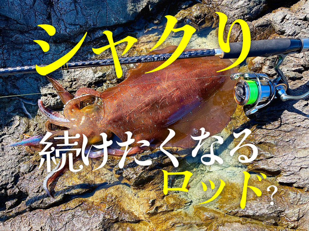 シャクり続けたくなるロッドって？長いエギングシーズンを楽しむための