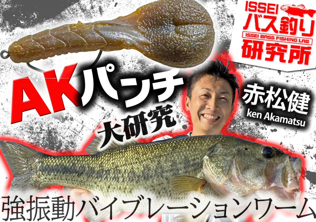 イッセイ赤松健の「AKパンチ」大研究！【イッセイISSEIバス釣り研究所