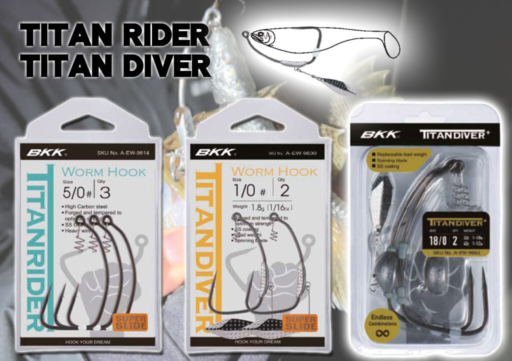 ワームフックの新たなる可能性”BKKが贈るワームフック「TITAN