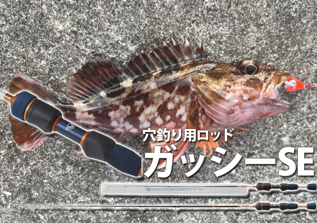 スピニング・ベイト両用の穴釣りロッド！ビセオの「ガッシーSE
