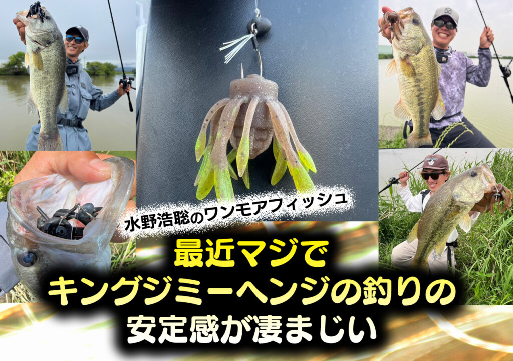 最近マジでキングジミーヘンジの釣りの安定感が凄まじい【水野浩聡の