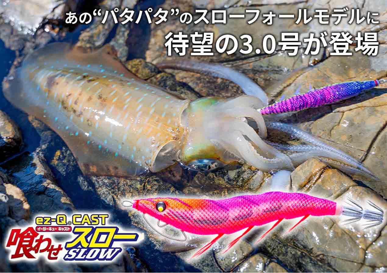 春イカシーズンに大反響だったあの“パタパタ”のスローフォール