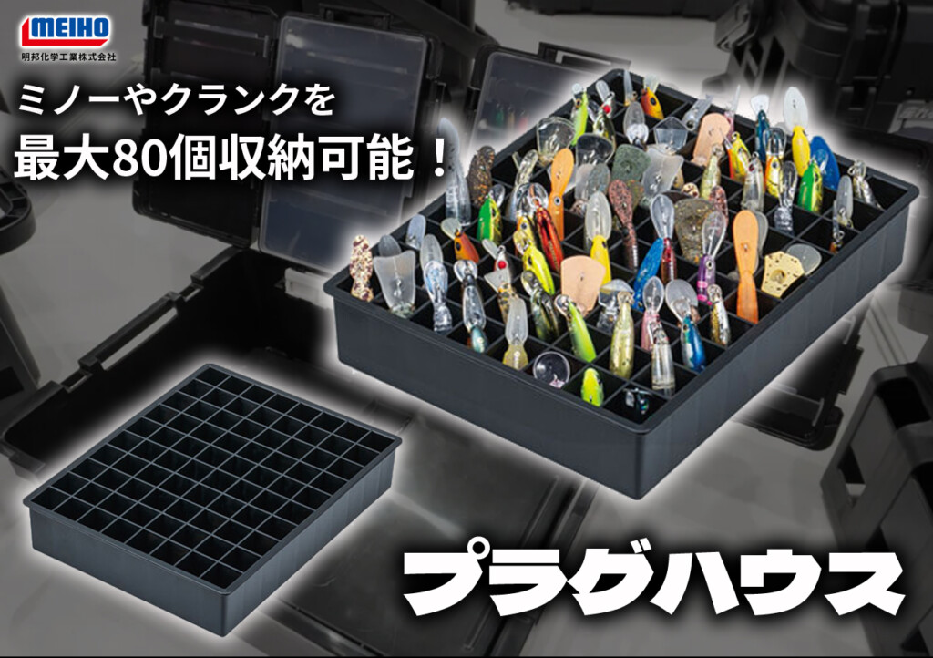エリアトラウト】ミノーやクランクを最大80個収納可能！パッと見で何が