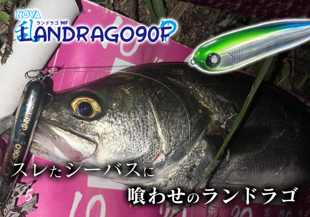 リバーシーバスの最終兵器。喰わせの「ランドラゴ90F」 | 釣りの総合