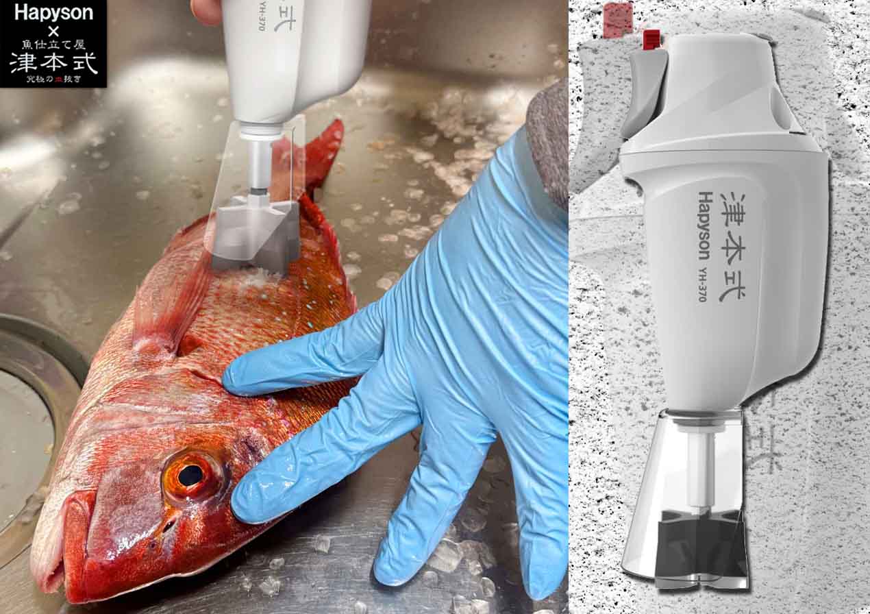 津本式コラボ第6弾】約40cmのマダイ1尾のウロコを最短2分程度で完全