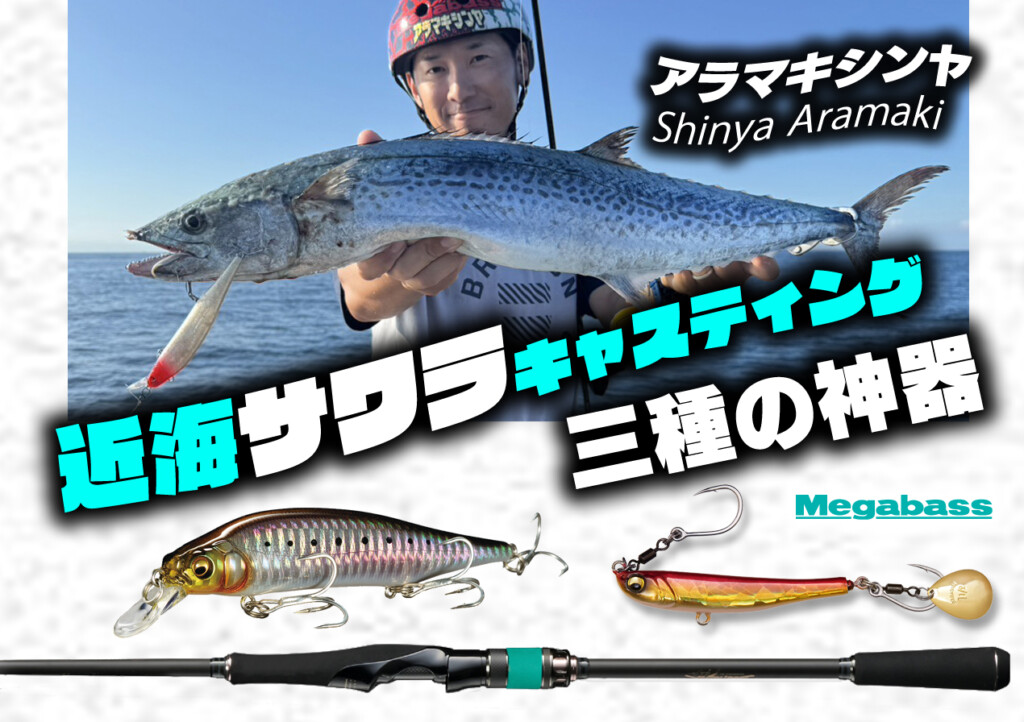 狙って穫る！近海サワラキャスティングの三種の神器【アラマキシンヤが