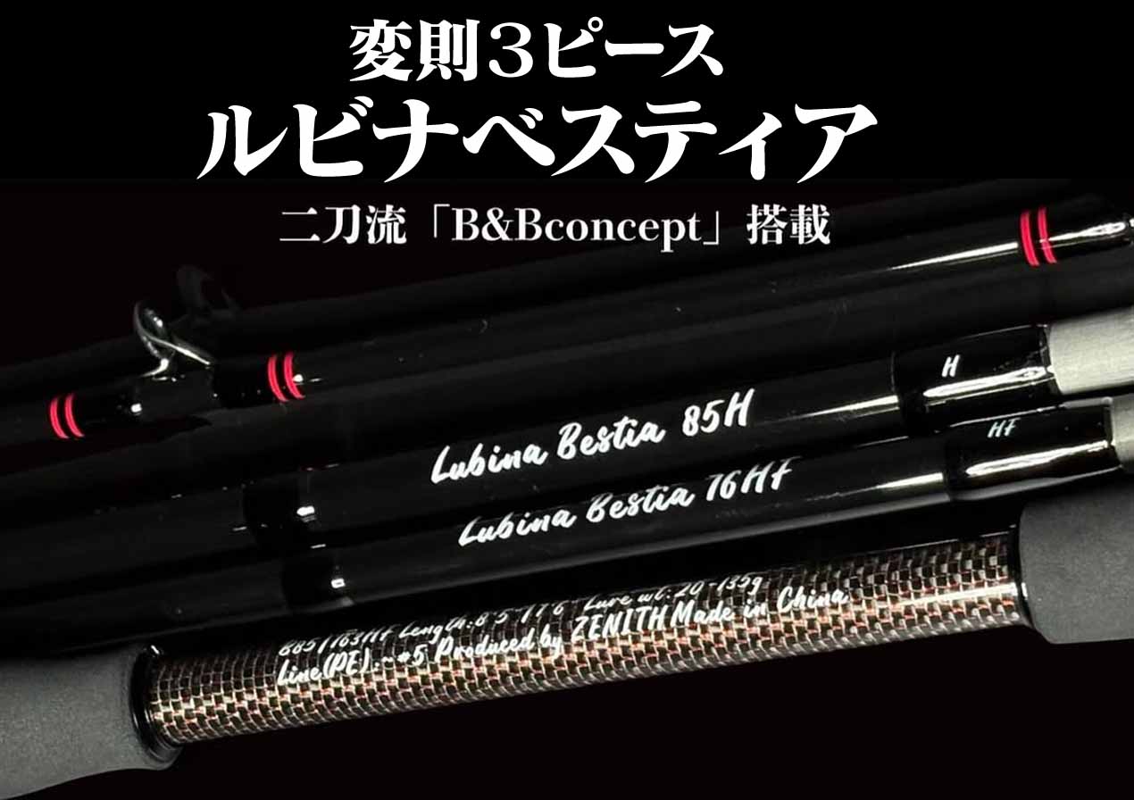 現在51％OFFのセール】1機種で2レングスに変化するビッグベイトロッド
