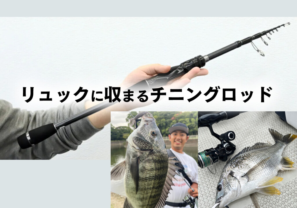 リュックに収まるチニングロッド。テイルウォーク「B-ブリーマーSSD