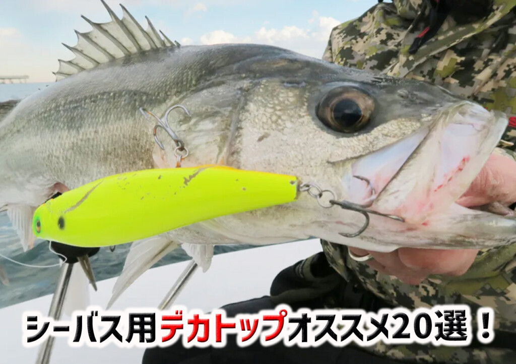 ビッグベイト】160mm以上！シーバス用デカトップのオススメ20選