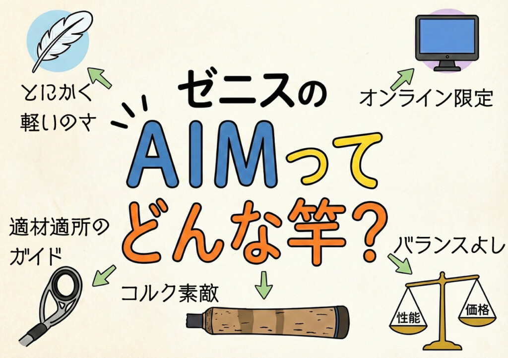 ライトなSWゲーム、最初の一歩に最適なロッド「AIM」 | 釣りの総合