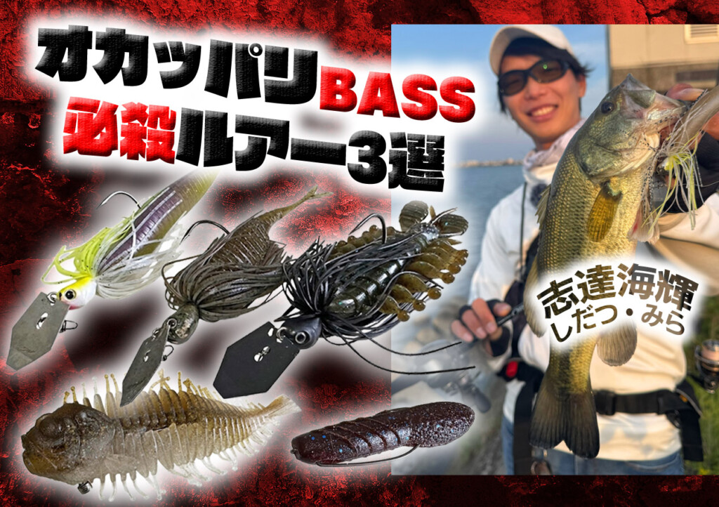 春のオカッパリBASS必殺ルアー3選【志達海輝セレクト】 | 釣りの総合