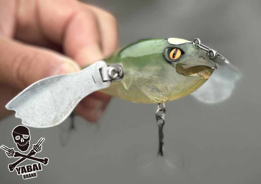 釣れるギミック満載のかわいいヤツ。ヤバイブランドの「河童クローラー